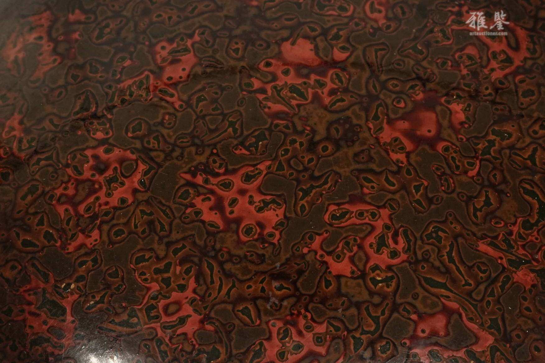 南宋 鹧鸪斑漆皮香盒 漆箱付 本物保证