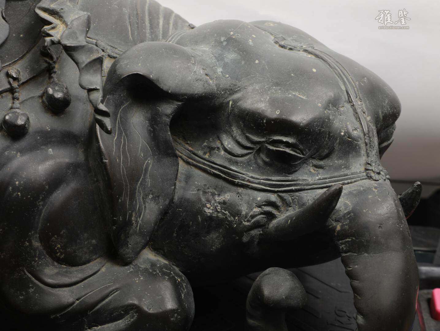 古銅騎象觀音